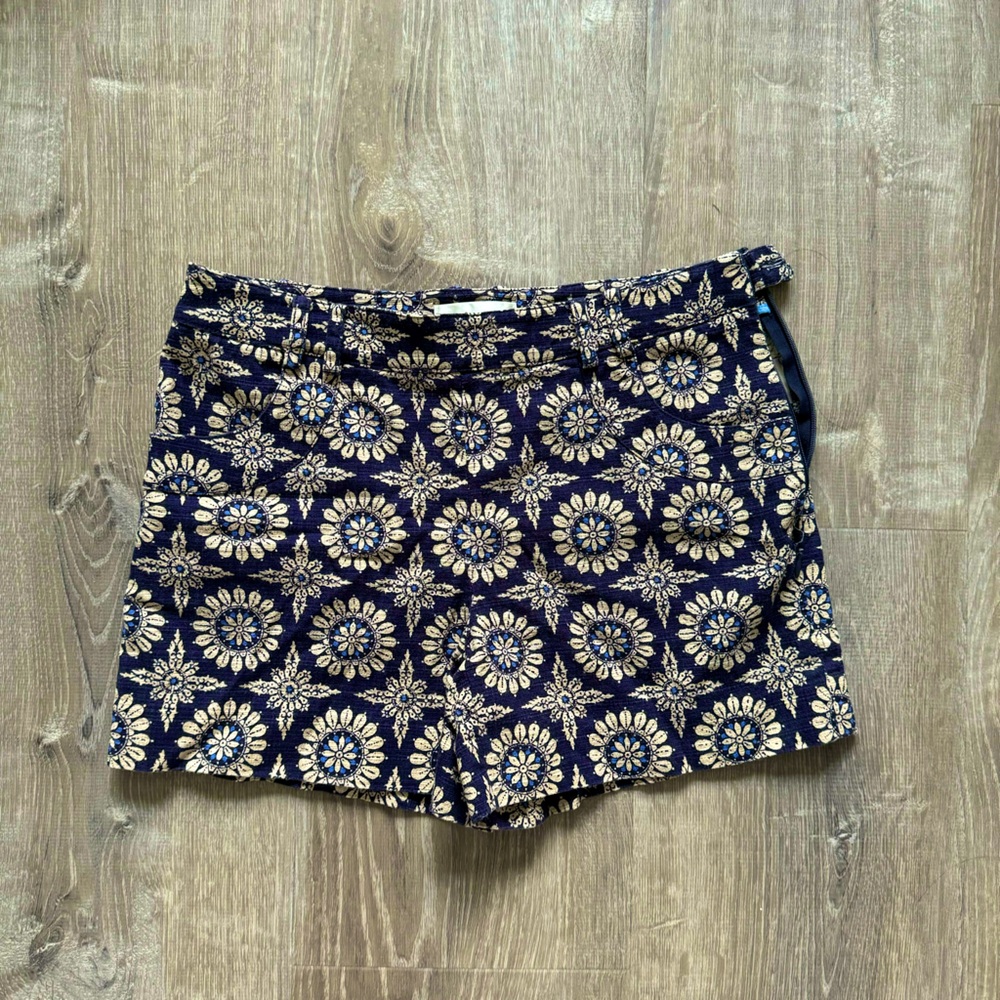 Elevenses Anthropologie Patterned Shorts